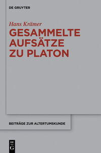 Vorderes Coverbild Gesammelte Aufsätze zu Platon