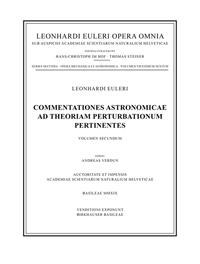 Commentationes astronomicae ad theoriam perturbationum pertinentes 2nd part