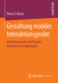 Vorderes Coverbild Gestaltung mobiler Interaktionsgeräte