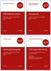 PAKET: Prüfungsvorbereitung + Einführung in die Rechtswissenschaften und ihre Methoden: Tl. I + Tl. II + Tl. III