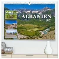 Vorderes Coverbild Albanien - wild, authentisch, abenteuerlich (hochwertiger Premium Wandkalender 2025 DIN A2 quer), Kunstdruck in Hochglanz