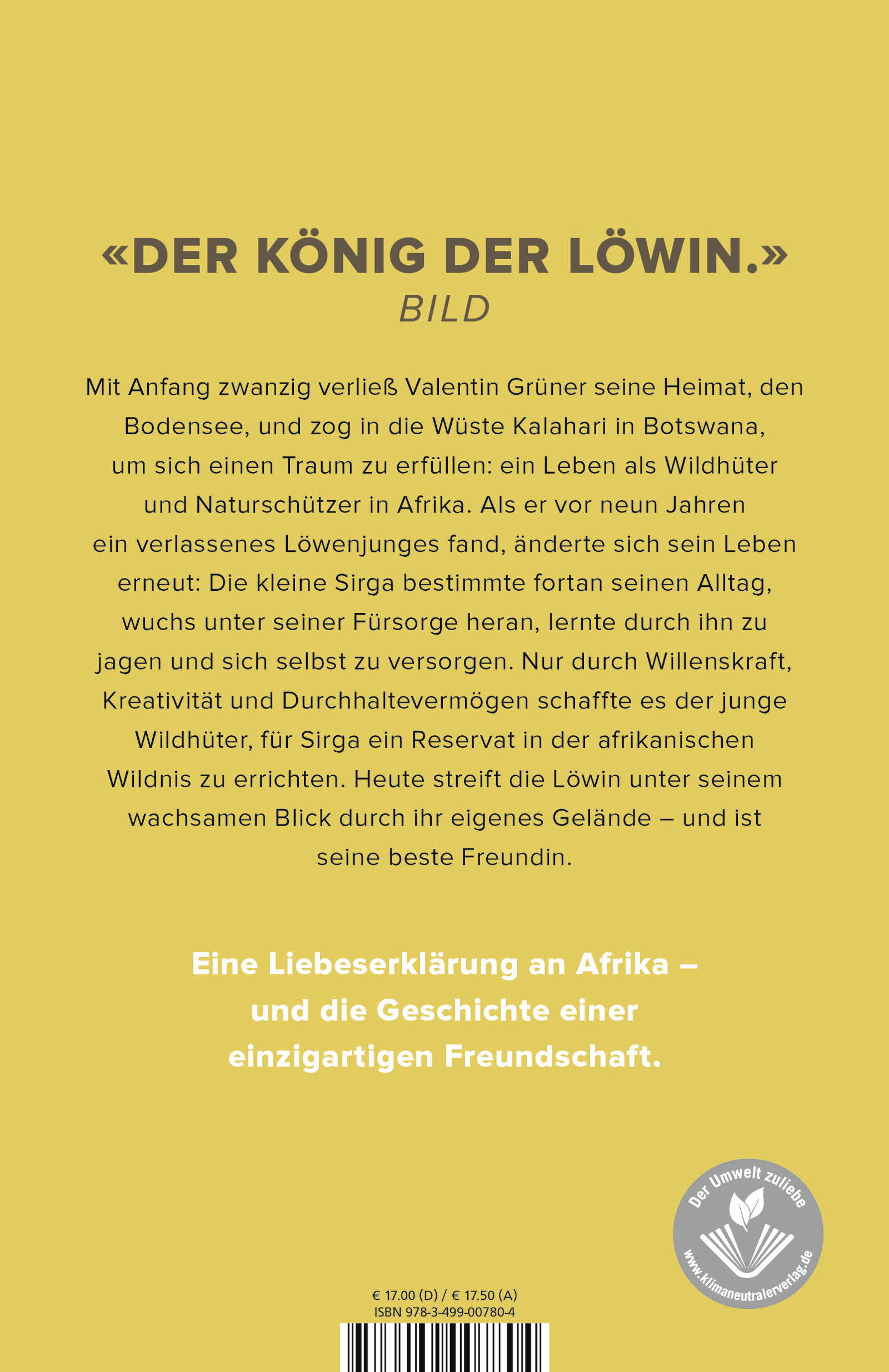 Rückseitencover Löwenland