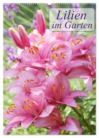 Lilien im Garten (Wandkalender 2026 DIN A2 hoch), CALVENDO Monatskalender