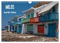 Milos, Insel der Farben (Wandkalender 2026 DIN A4 quer), CALVENDO Monatskalender