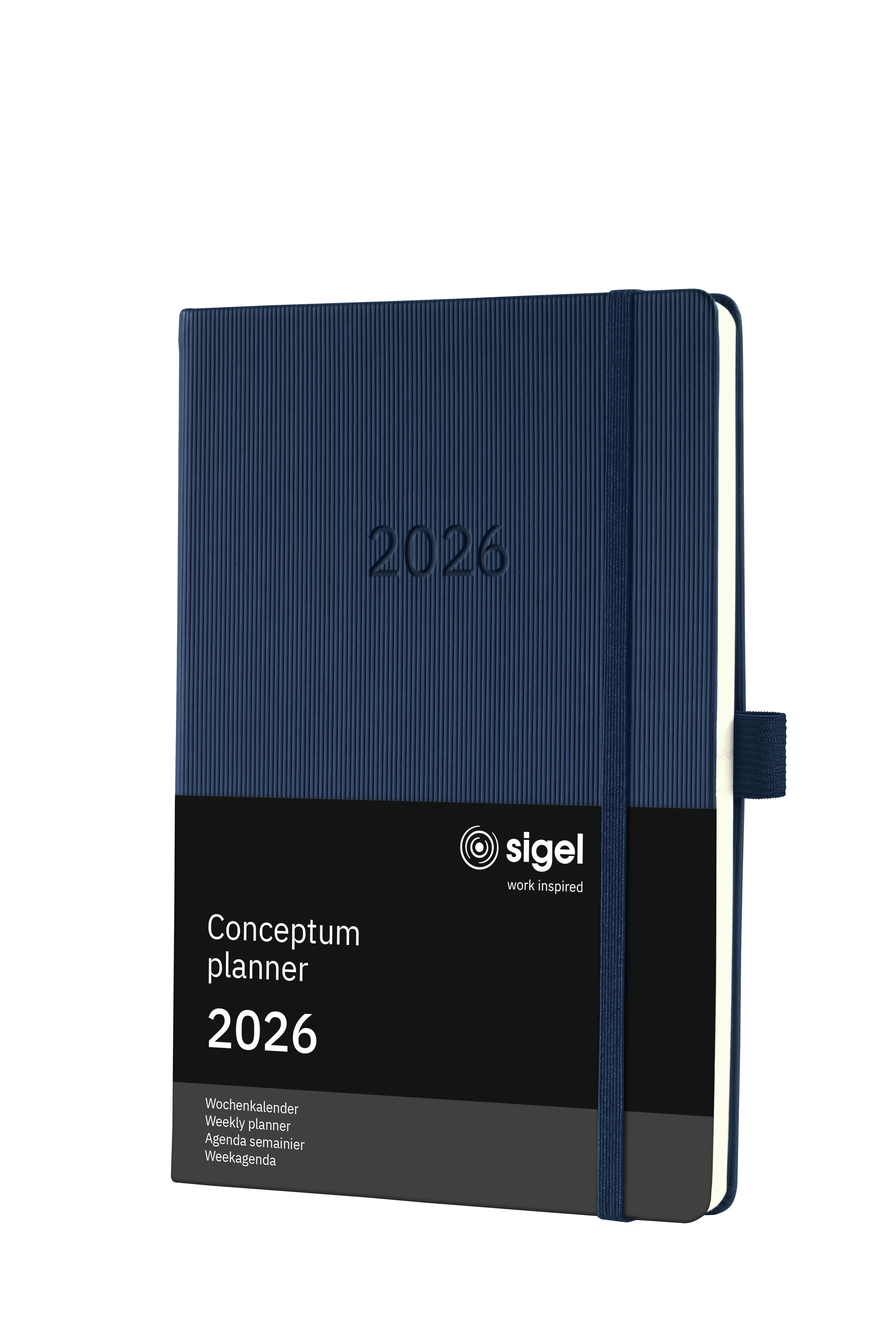 SIGEL C2662 Wochenkalender Conceptum 2026, ca. A5, , dunkelblau