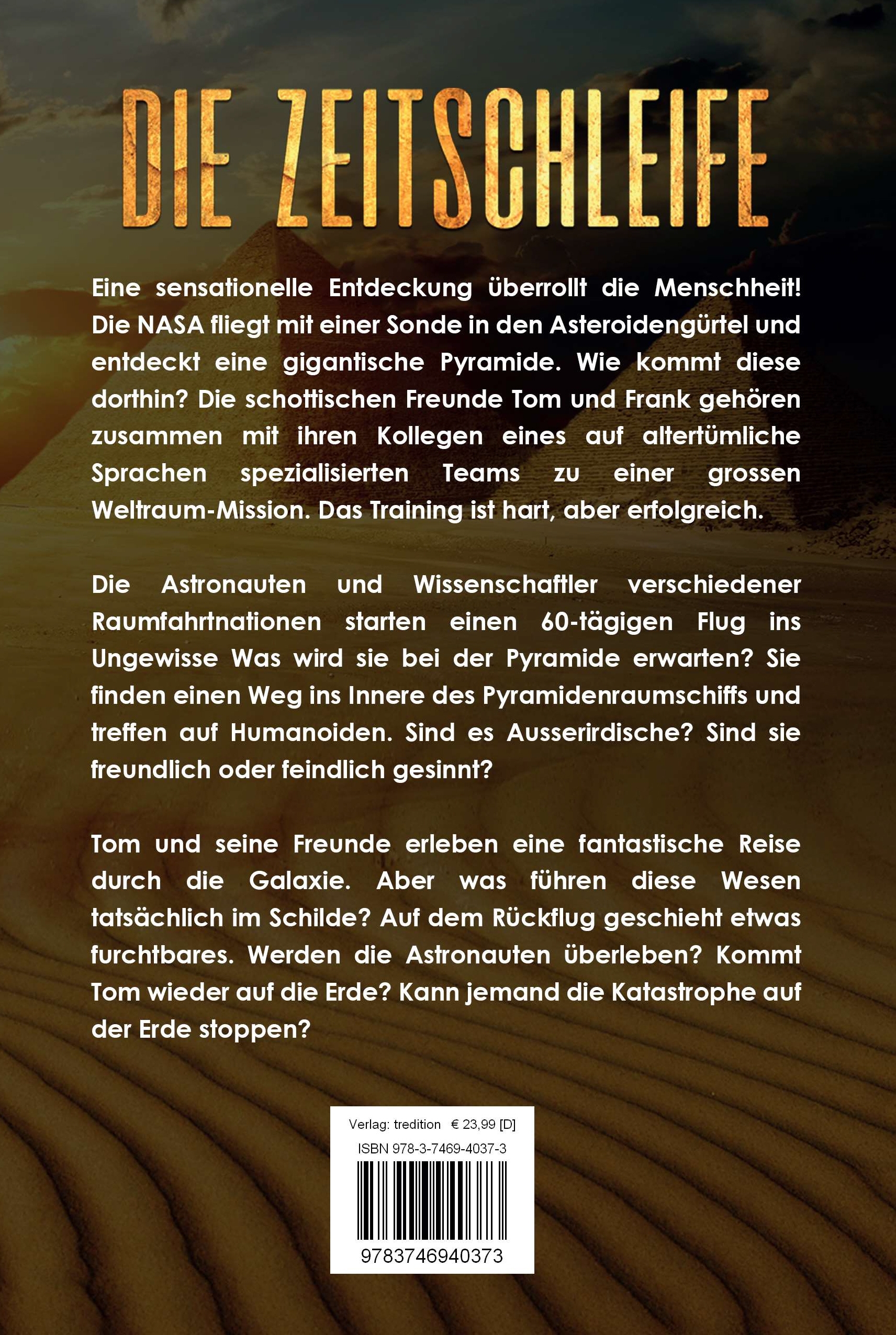 Rückseitencover Die Zeitschleife