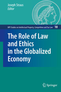 Vorderes Coverbild The Role of Law and Ethics in the Globalized Economy