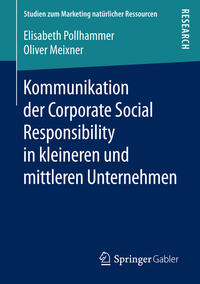 Vorderes Coverbild Kommunikation der Corporate Social Responsibility in kleineren und mittleren Unternehmen