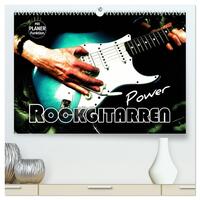 Vorderes Coverbild Rockgitarren Power (hochwertiger Premium Wandkalender 2026 DIN A2 quer), Kunstdruck in Hochglanz