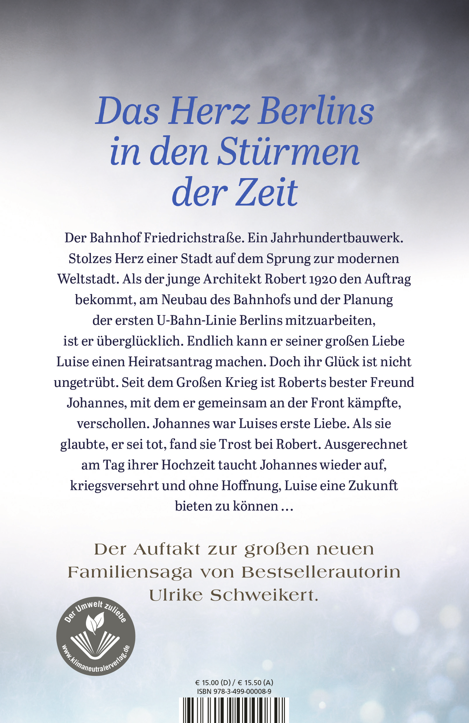 Rückseitencover Berlin Friedrichstraße: Novembersturm