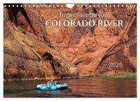 Vorderes Coverbild Impressionen vom Colorado River (Wandkalender 2025 DIN A4 quer), CALVENDO Monatskalender