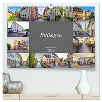 Ettlingen Impressionen (hochwertiger Premium Wandkalender 2026 DIN A2 quer), Kunstdruck in Hochglanz