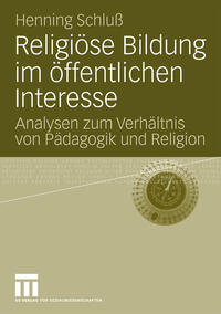 Vorderes Coverbild Religiöse Bildung im öffentlichen Interesse