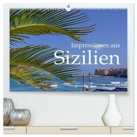 Impressionen aus Sizilien (hochwertiger Premium Wandkalender 2026 DIN A2 quer), Kunstdruck in Hochglanz