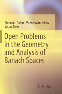 Open Problems in the Geometry and Analysis of Banach Spaces