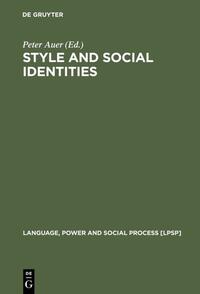 Vorderes Coverbild Style and Social Identities