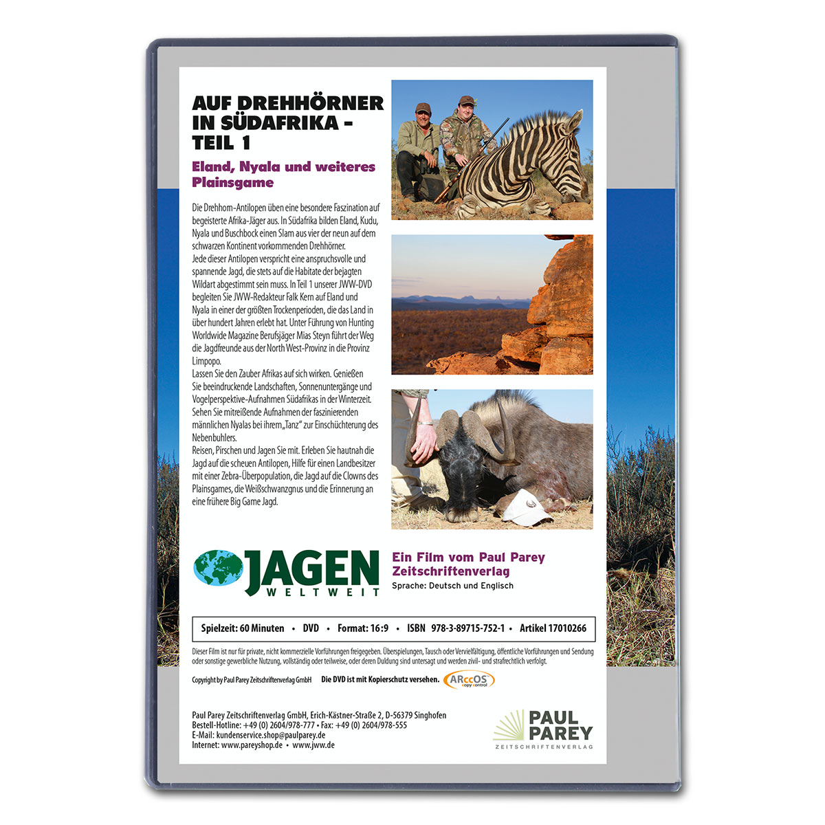 Auf Drehhörner in Südafrika - Teil 1 - JAGEN WELTWEIT DVD Nr. 47