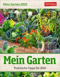 Vorderes Coverbild Mein Garten Tagesabreißkalender 2025 - Praktische Tipps für 2025