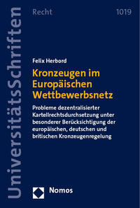 Kronzeugen im Europäischen Wettbewerbsnetz