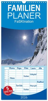 Familienplaner 2026 - Faskination mit 5 Spalten (Wandkalender, 21 x 45 cm) CALVENDO