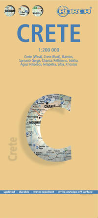 Vorderes Coverbild Crete, Kreta, Borch Map