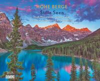 DUMONT - Hohe Berge - Stille Seen 2025 Wandkalender, 52x42,5cm, Fotokunst-Kalender mit traumhaften Bergkulissen und stillen Seen, fotografiert u.a. in Deutschland, Italien und Kanada, Spiralbindung