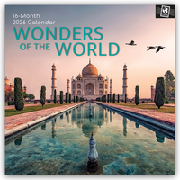 Wonders of the World – Wunder der Welt 2026 – 16-Monatskalender