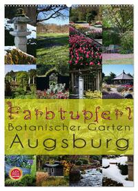 Farbtupferl - Botanischer Garten Augsburg (Wandkalender 2026 DIN A2 hoch), CALVENDO Monatskalender