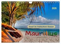 Mauritius - Insel im Indischen Ozean (Wandkalender 2026 DIN A4 quer), CALVENDO Monatskalender