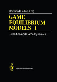 Game Equilibrium Models I