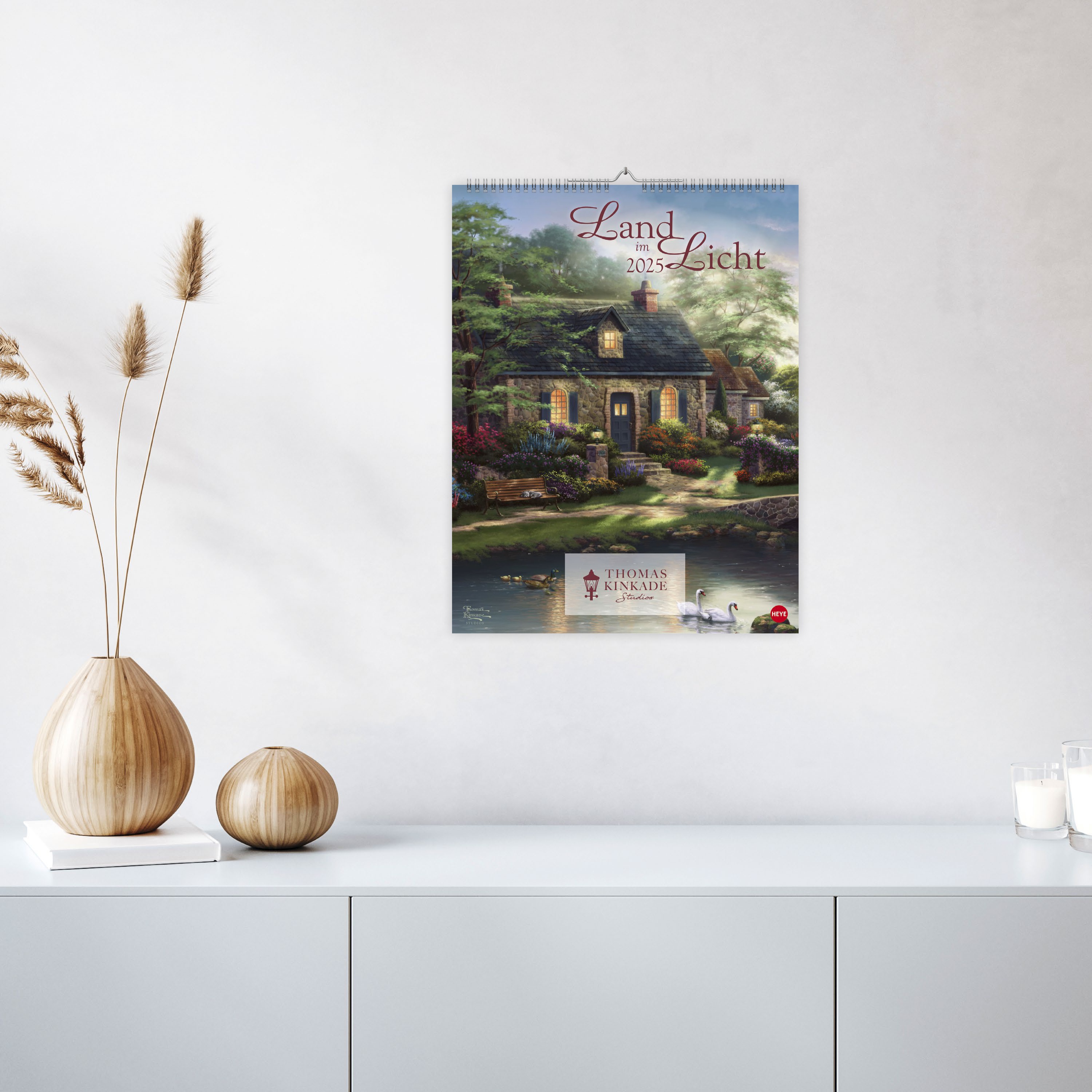 Thomas Kinkade: Land im Licht Kalender 2025