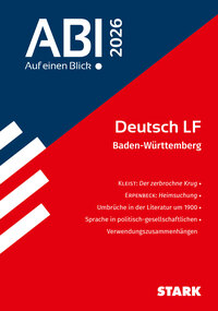 STARK Deutsch - Abi - Auf einen Blick! 2026 BW
