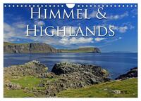 Himmel und Highlands (Wandkalender 2025 DIN A4 quer), CALVENDO Monatskalender