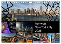 Fernweh New York City (Wandkalender 2025 DIN A4 quer), CALVENDO Monatskalender