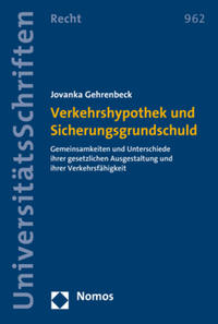 Vorderes Coverbild Verkehrshypothek und Sicherungsgrundschuld
