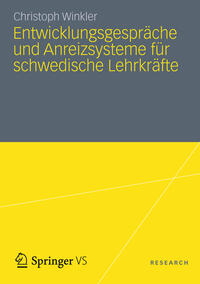 Vorderes Coverbild Entwicklungsgespräche und Anreizsysteme für schwedische Lehrkräfte