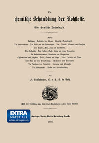 Die chemische Behandlung der Rohstoffe