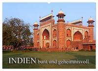 INDIEN - bunt und geheimnisvoll (Wandkalender 2026 DIN A2 quer), CALVENDO Monatskalender