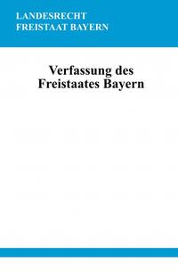 Verfassung des Freistaates Bayern