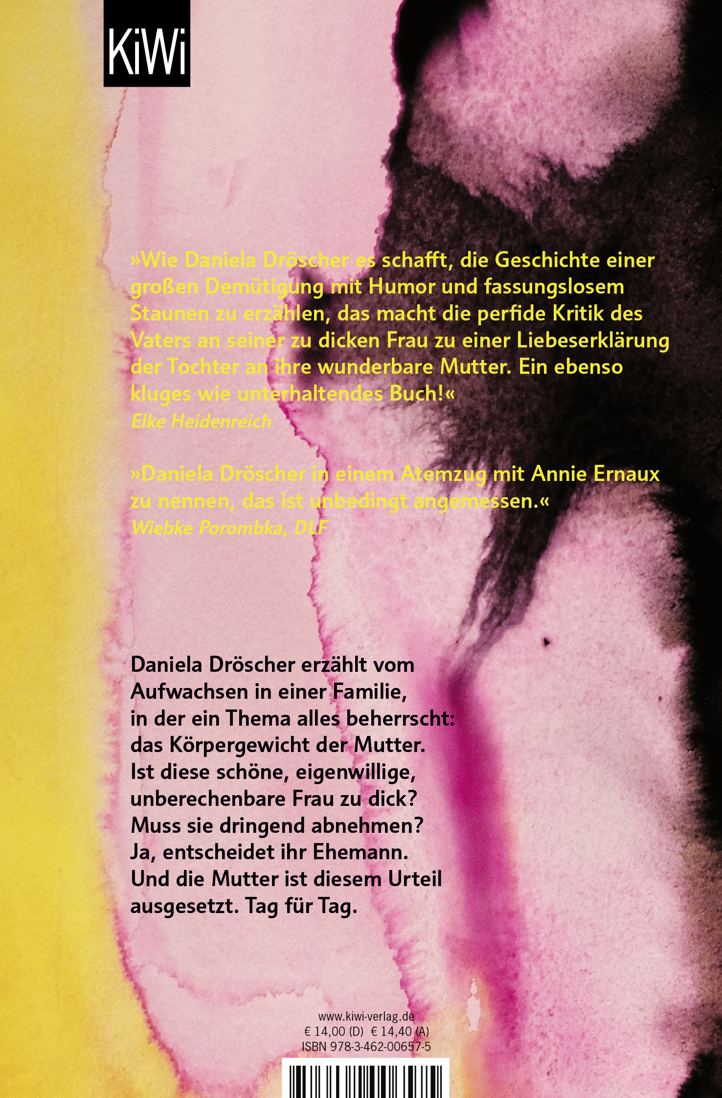 Rückseitencover Lügen über meine Mutter