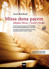 Missa dona pacem (SATB), Chorpartitur und Orgel