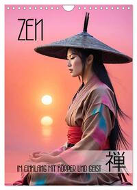 Zen - im Einklang mit Körper und Geist (Wandkalender 2026 DIN A4 hoch), CALVENDO Monatskalender