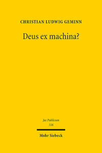 Vorderes Coverbild Deus ex machina?