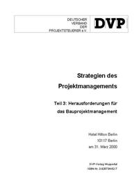 Vorderes Coverbild Strategien des Projektmanagements