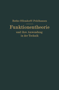 Vorderes Coverbild Funktionentheorie und ihre Anwendung in der Technik