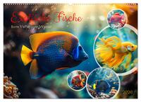 Exotische Fische (Wandkalender 2026 DIN A2 quer), CALVENDO Monatskalender