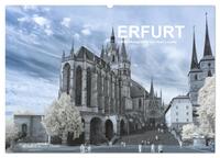 Erfurt - Infrarotfotografien von Kurt Lochte (Wandkalender 2025 DIN A2 quer), CALVENDO Monatskalender