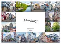 Marburg Impressionen (Tischkalender 2026 DIN A5 quer), CALVENDO Monatskalender
