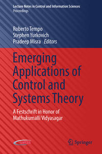 Emerging Applications of Control and Systems Theory