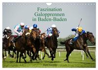 Faszination Galopprennen in Baden-Baden (Wandkalender 2026 DIN A4 quer), CALVENDO Monatskalender